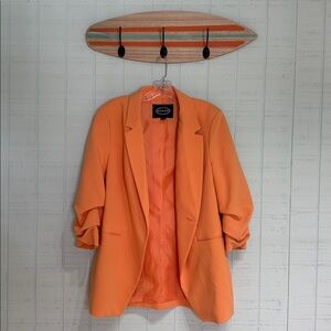 NWOT Creamsicle Orange Blazer